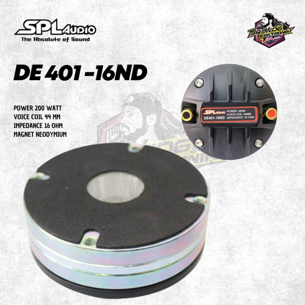 DRIVER TWEETER SPL DE401-16ND ORIGINAL BREWOG SPL AUDIO