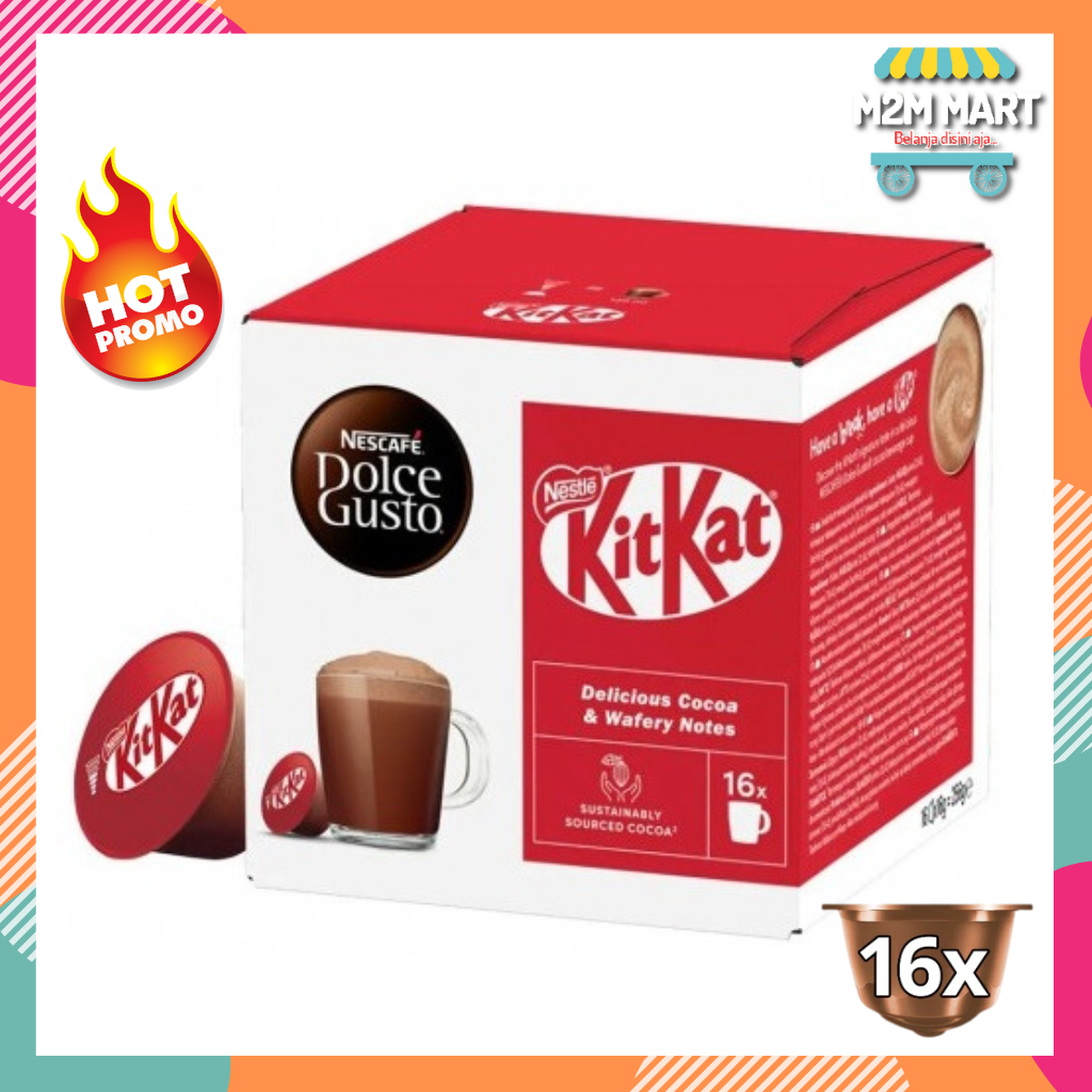 

Dolce Gusto KitKat Hot Chocolate Nescafe Capsule