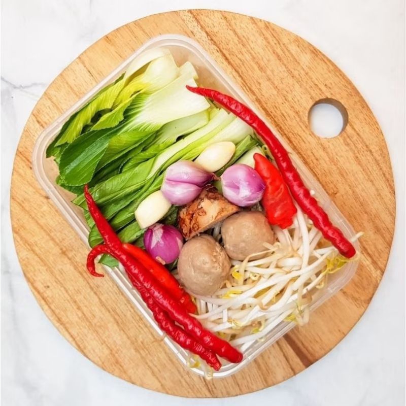 

Paket Sayur Pakcoy + Bakso