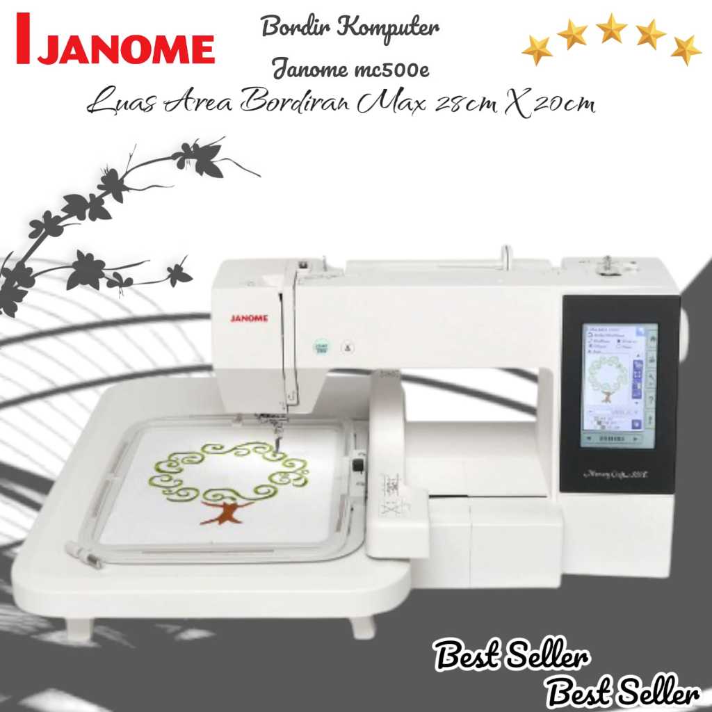Mesin Bordir Komputer Janome Memory Craft 500e