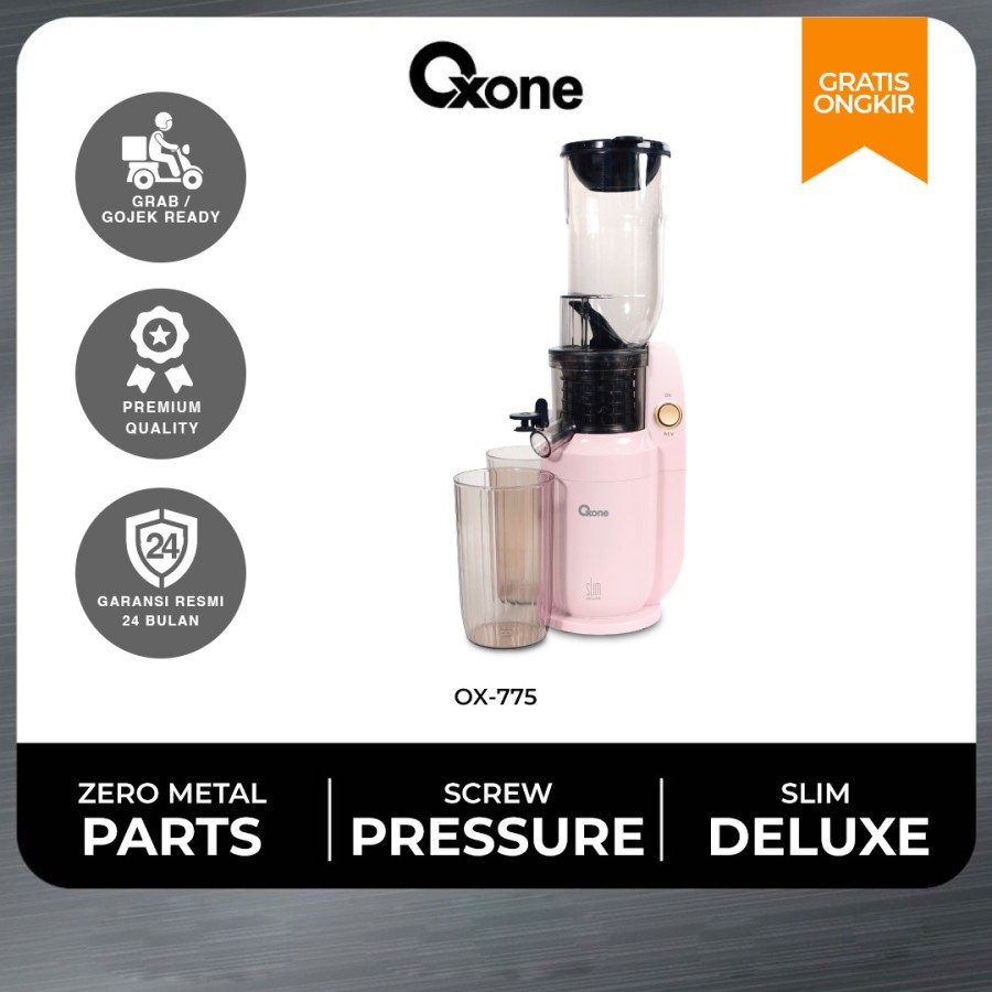 OXONE OX-775 Slim Deluxe Compact Slow Juicer