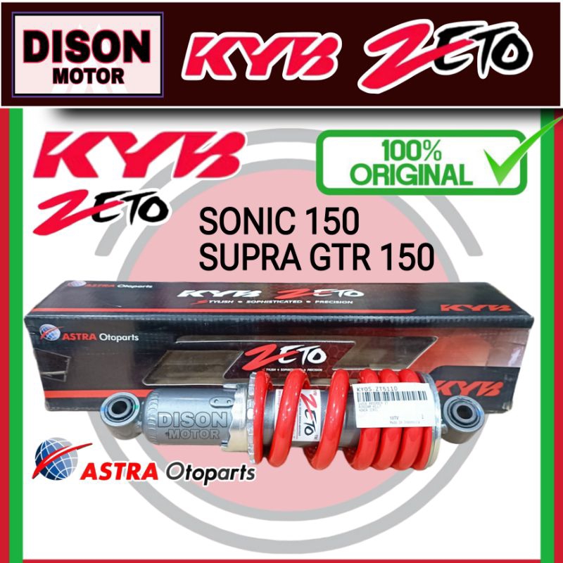 Shockbreaker belakang sonic 150 supra gtr 150 kayaba KYB zeto original shock belakang kayaba astra o