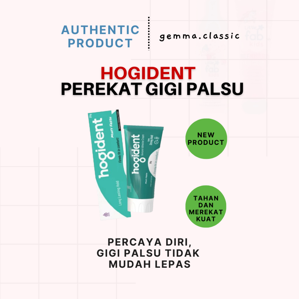 HOGIDENT Perekat Gigi Palsu / Lem Gigi