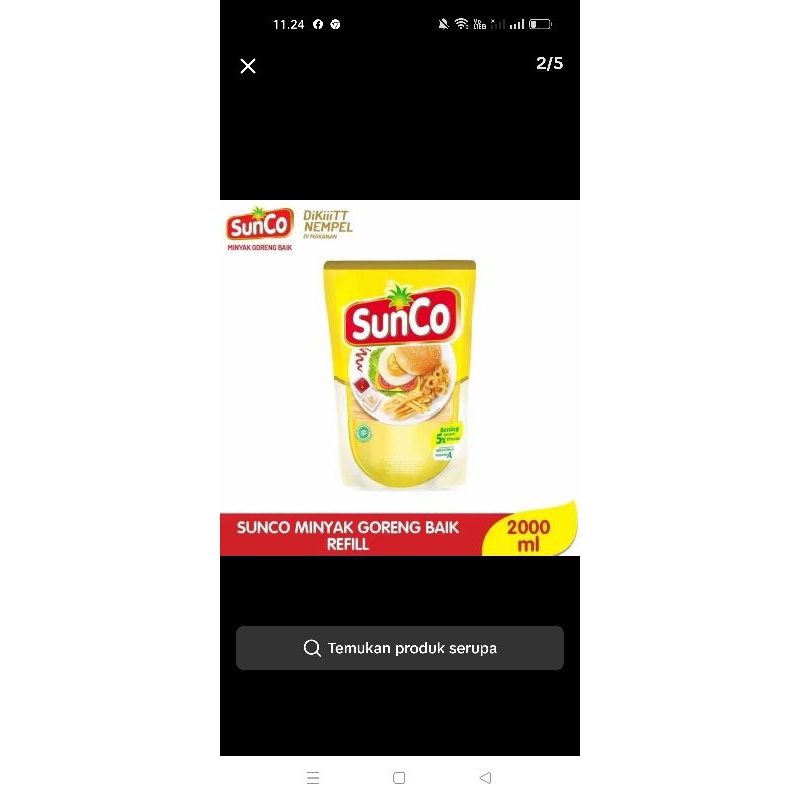 

MINYAK SUNCO 2LITER ECERR MINYAK JERNIH BERKALI KALI PAKAI