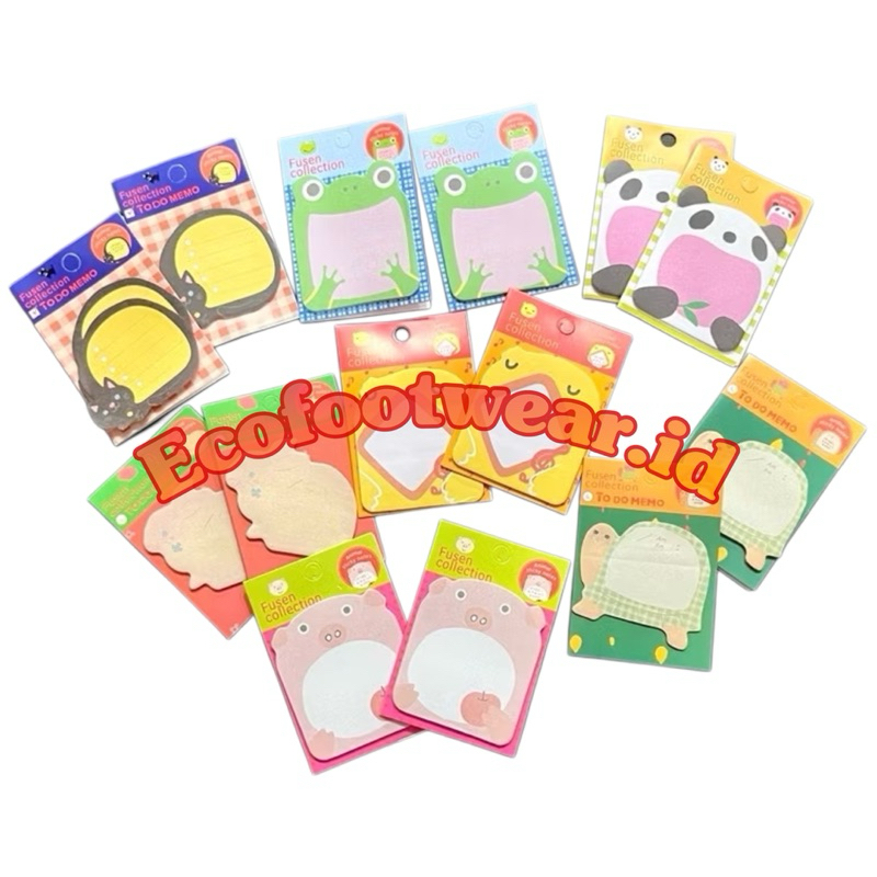 

Sticky Notes Motif karakter lucu Tempelan Kertas Catatan Memo Note Karakter Animal Lucu Unik ecofootwear.id