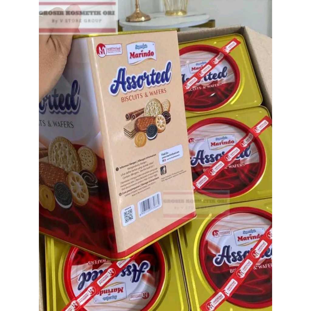 

( 1KARTON ISI 6 KALENG BESAR ) ASSORTED 600gr HARGA PER KARTON ISI 6 KALENG JAJAN LEBARAN BISCUITS DAN WAFERS