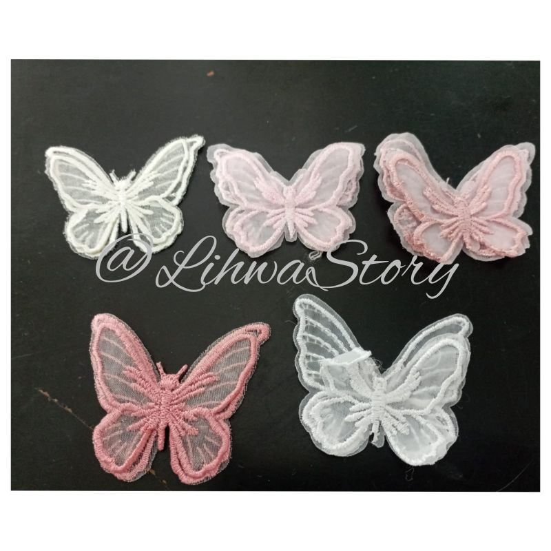 KUPU KUPU TUMPUK/KUPU BORDIR/KUPU KUPU JAHIT