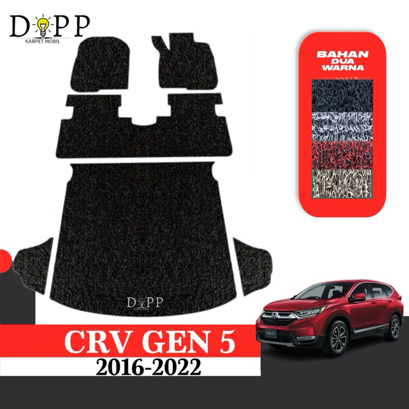 Karpet Mobil Crv Non Turbo / Karpet Mie Bihun Honda Crv Gen 5 2016-2022 Bahan Premium