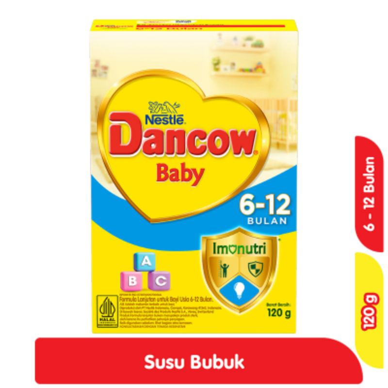 

Nestle Dancow Baby Susu Formula Bayi 6-12 Bulan 120 g