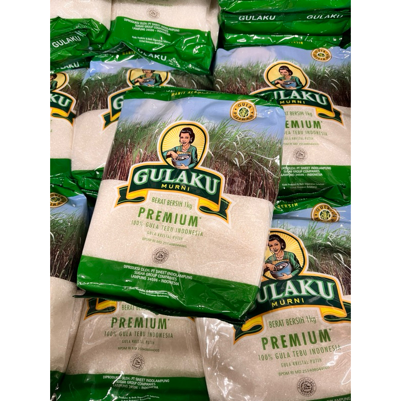 

GULA PASIR ( Gulaku murni - hijau premium )