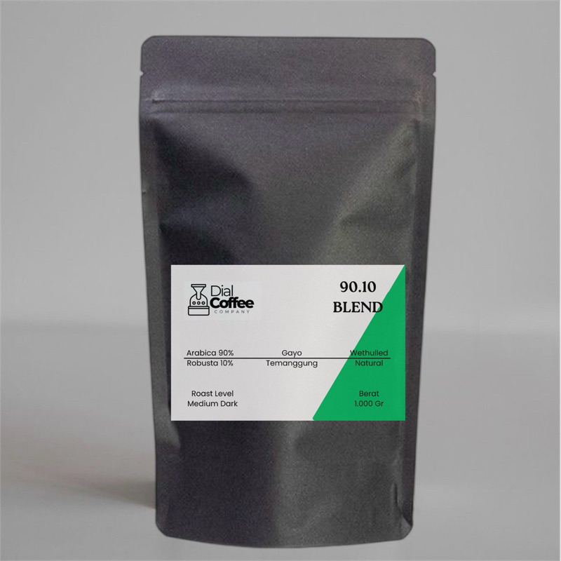 

200 Gram Biji Kopi 90.10 Arabica Robusta Roasted Beans Kopi Susu Blend