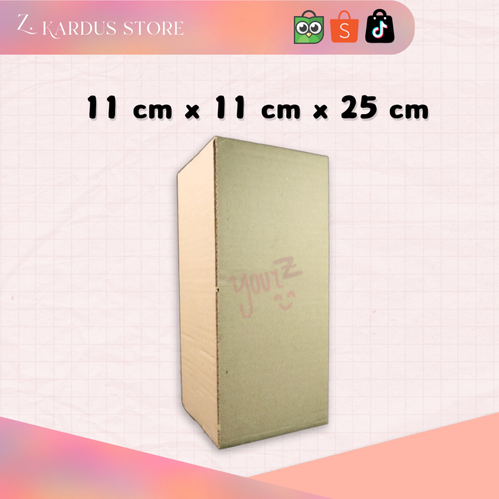

Kardus Sedang | Kardus Packing | Kardus Paket | Kardus ukuran 11 cm x 11 cm x 25 cm