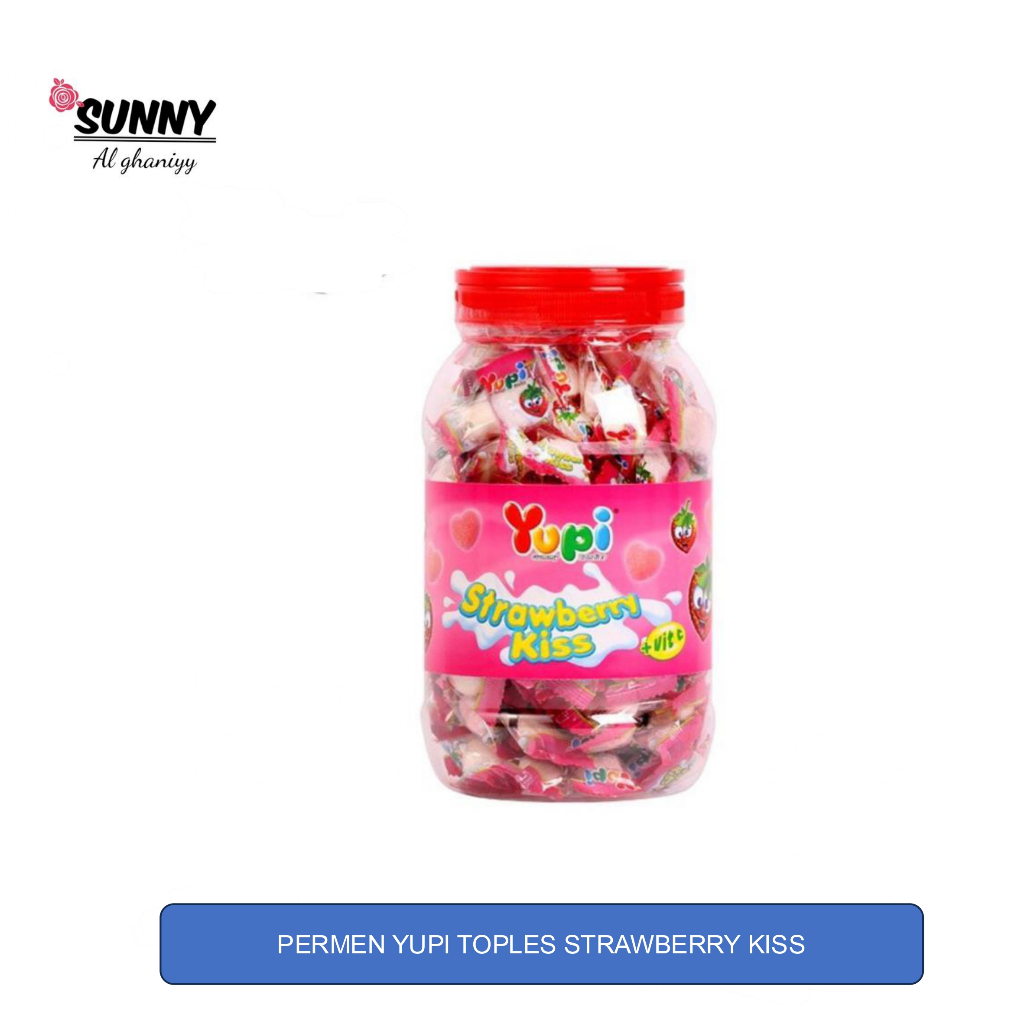 

Permen Yupi Toples Strawberry Kiss 300 Gram