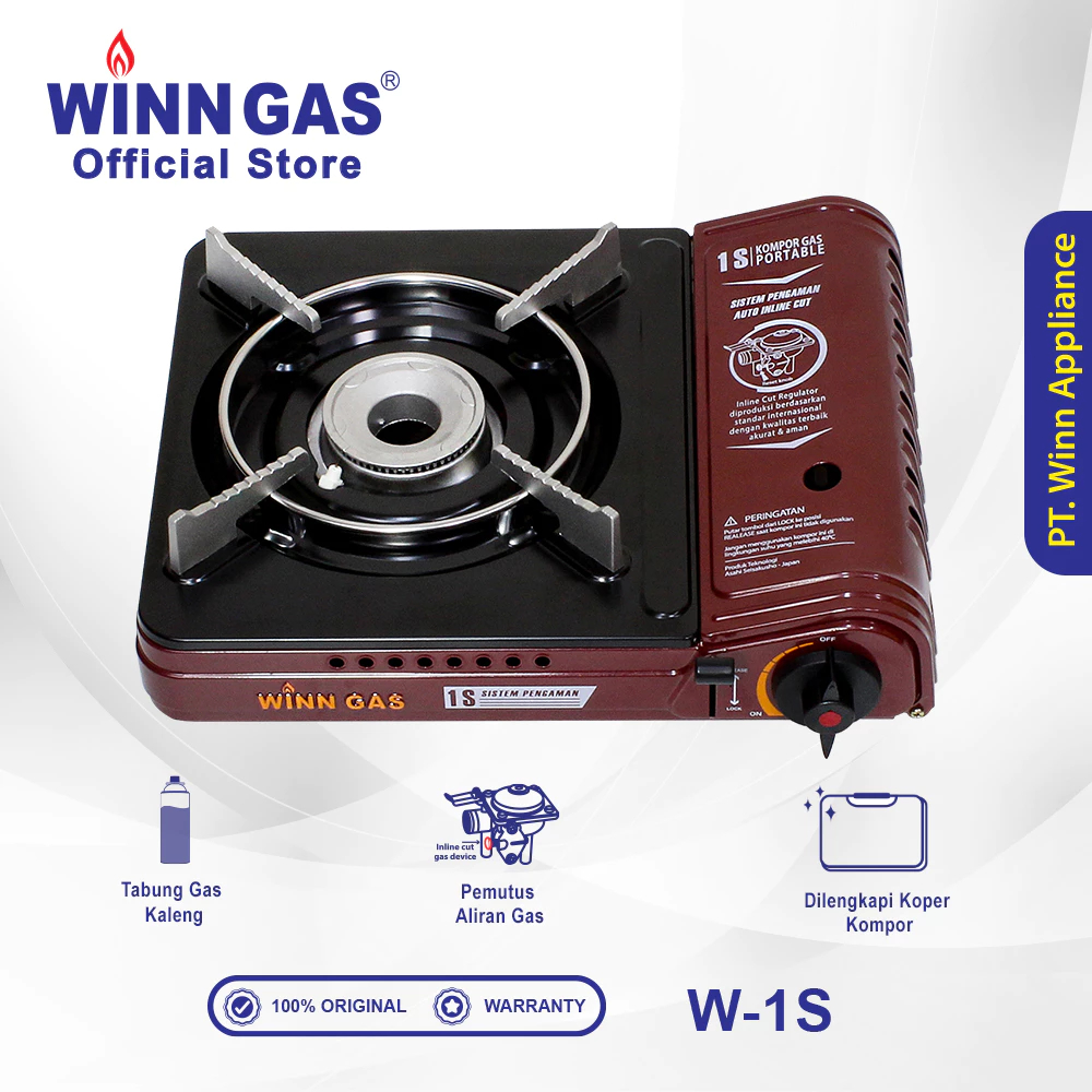 KOMPOR PORTABLE WINN GAS 1 TUNGKU