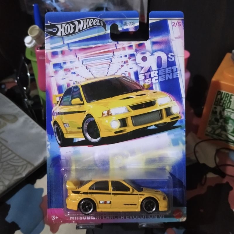 Hot Wheels 90s Street Scene Model Mobil mitsubishi lancer Evolution VI