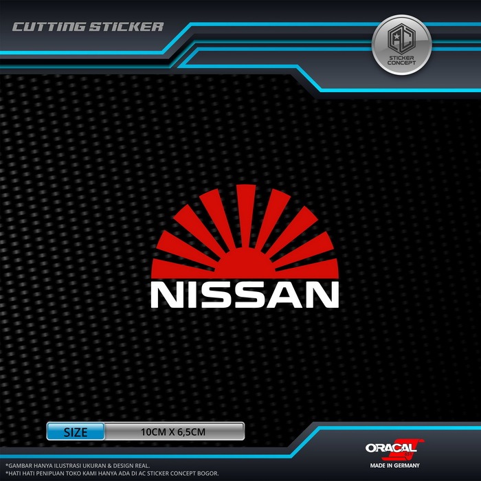 Sticker Cutting Nissan Sun Jdm Stiker Kaca Body Mobil