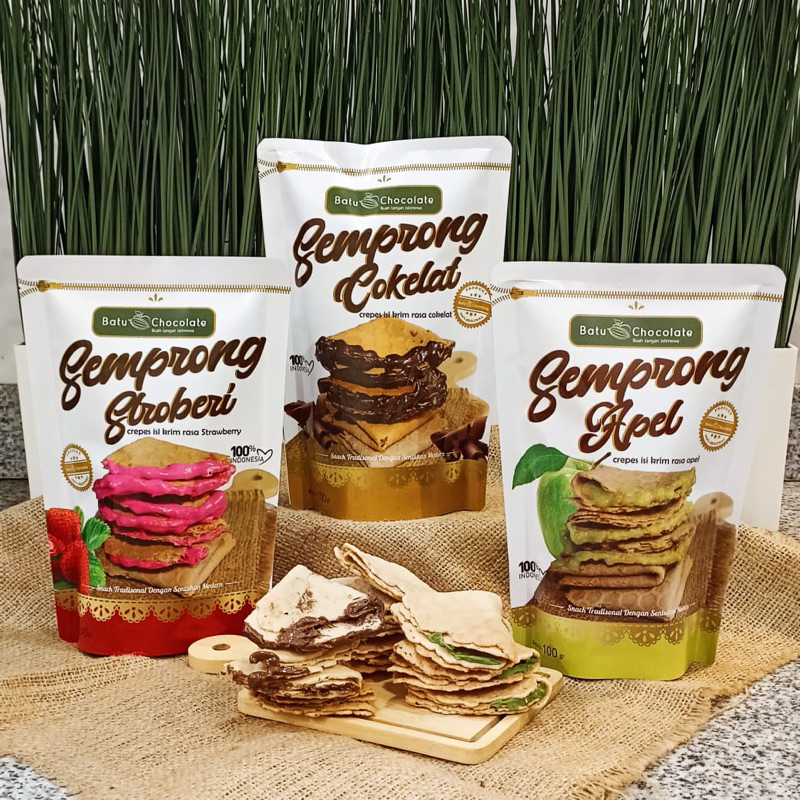 

Batu Chocolate - Semprong Khas Batu Malang - Oleh oleh Batu Malang