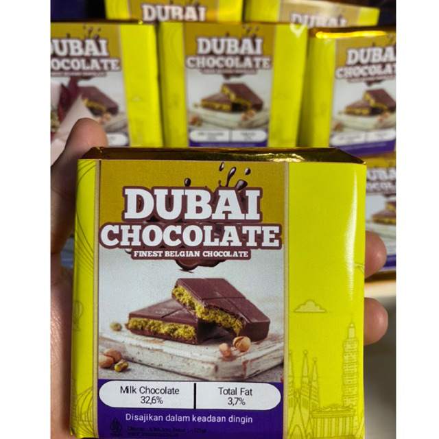 

PROMO PAKET 2Pcs Dubai Chocolate Milk 150gr / COKLAT DUBAI PISTACHIO KUNAFE
