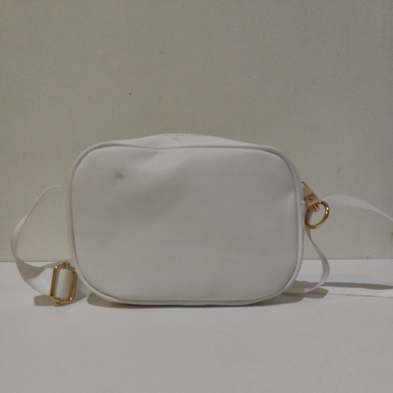 Tas Selempang Wanita Tas Korea Putih
