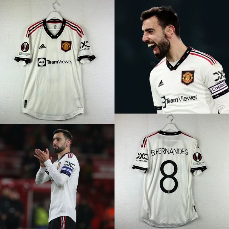 PLAYER ISSUE| EM.YU AWAY 2022-2023 [B. FERNANDES #8] Full Patch UEL