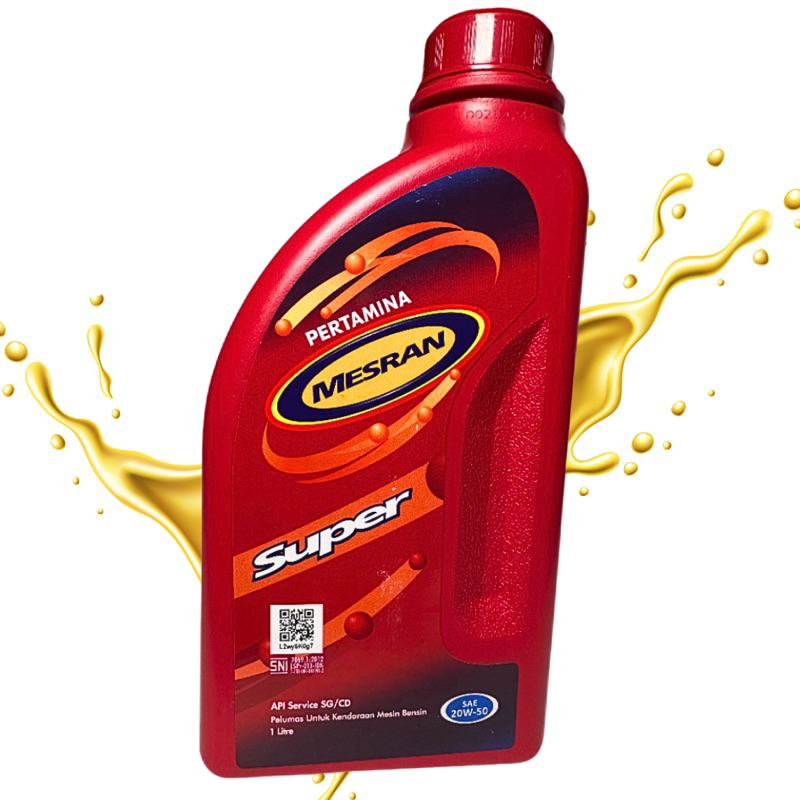 Oli Mesran Super 1 liter Oli Pertamina Mesran Super 1 Liter 20-50