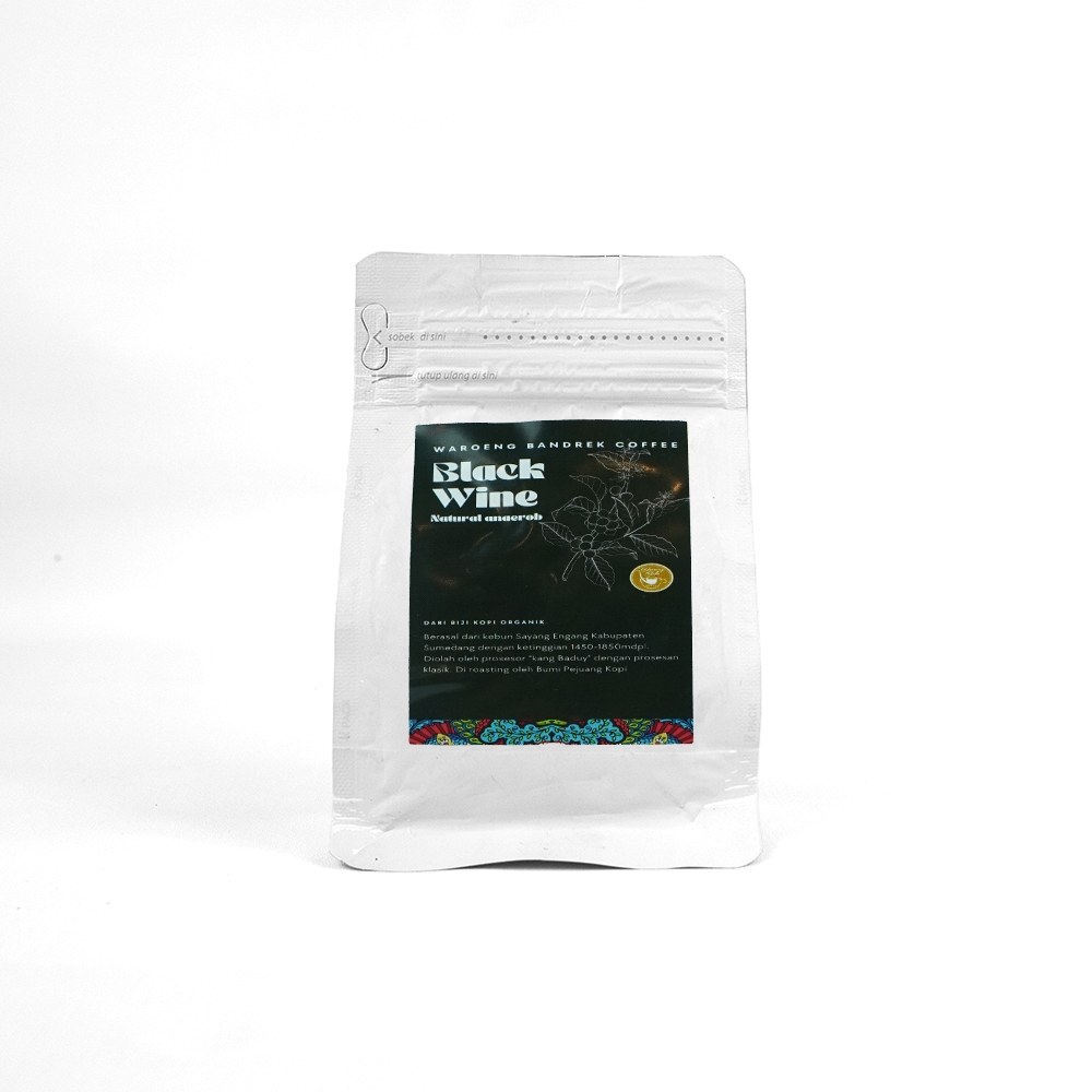 

Kopi Arabika Black Wine Roasted Beans Biji Bubuk