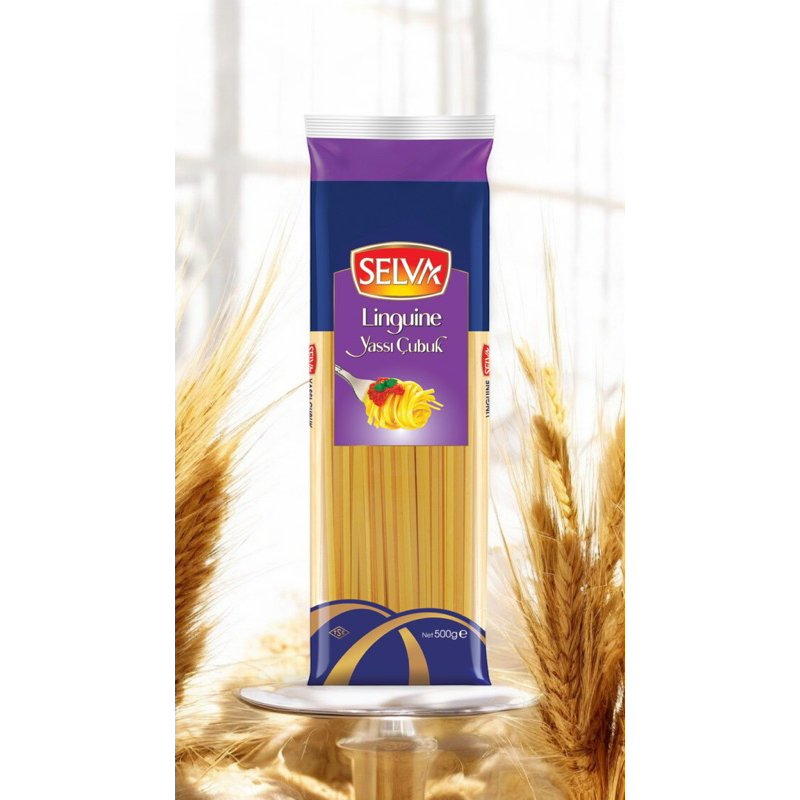 

Linguine pasta import merek Selva | 500 gram | asal negara lurkey