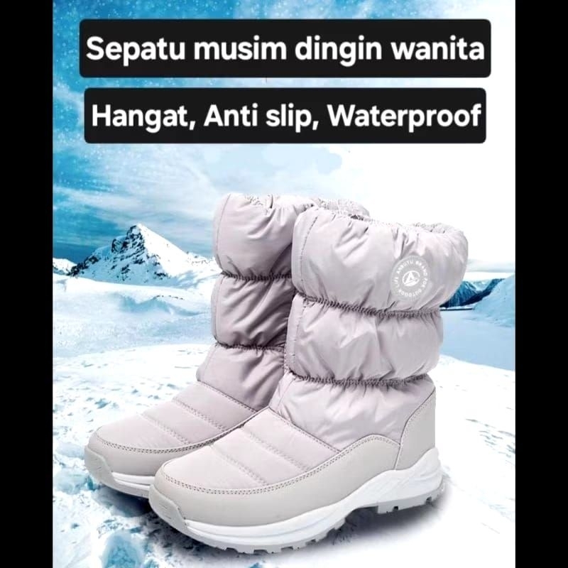 Sepatu Boots Musim Dingin Wanita - Sepatu Winter Wanita - Winter Snow Boots Women