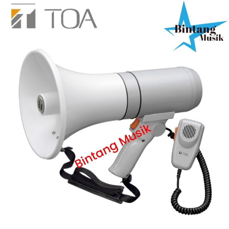 MEGAPHONE TOA ZR 3215S ORIGINAL Hand Grip Megaphone with Siren Signal