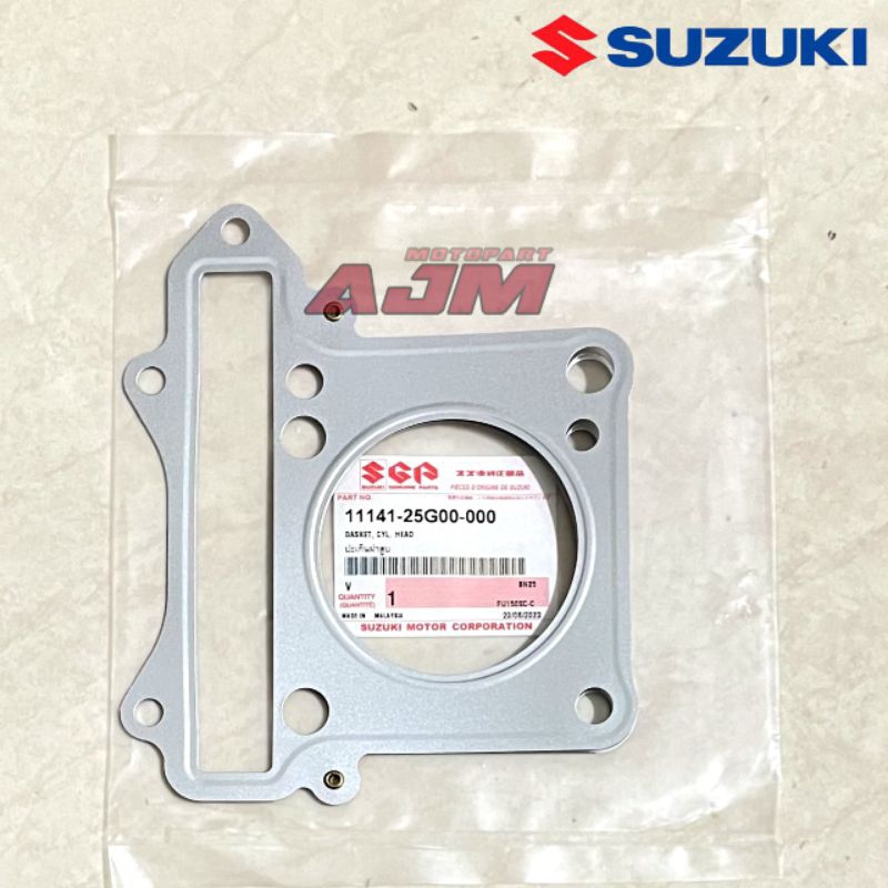 GASKET PAKING BLOK HEAD CYLINDER HEAD SATRIA FU 150 KARBU ORIGINAL SGP THAILAND