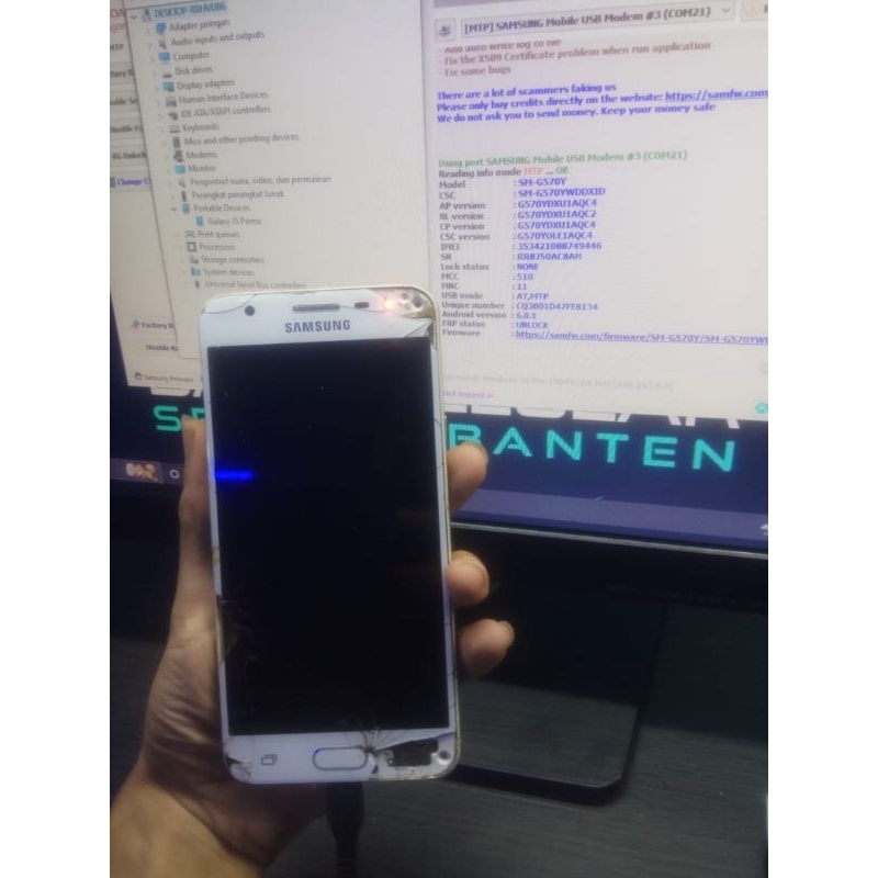 Mesin samsung j5 prime