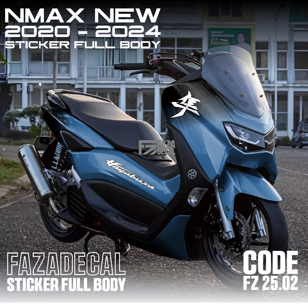 ( COD ) Decal Sticker Nmax New 2020 2021 2022 2023 Full Body Gradasi FZ 25 02 - Aksesoris Stiker Var