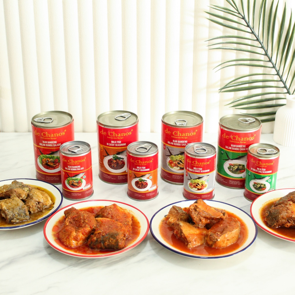 

Maknyuss1 De Chanos Ikan Sarden Bandeng Kaleng Rasa Bumbu Sate 155Gr/425Gr