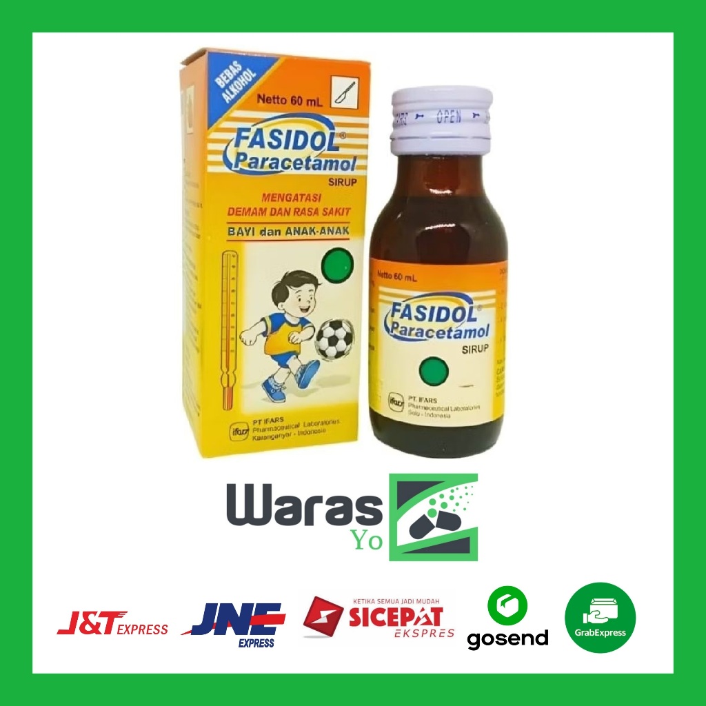 [WS]  Fasidol Sirup 60 ml - Sirup Paracetamol Demam Anak [IFARS]