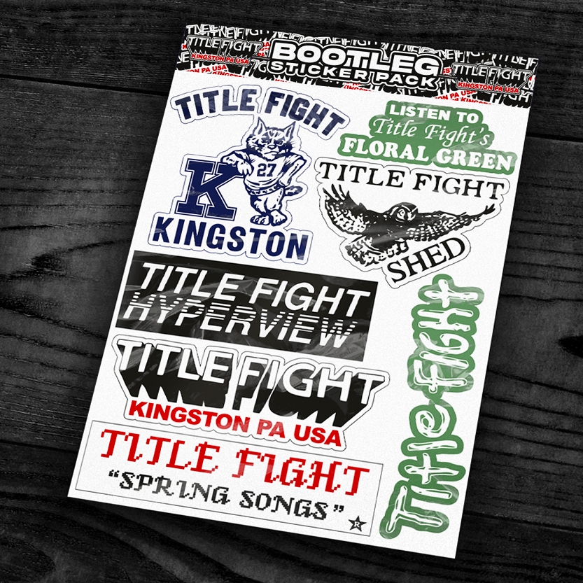 TITLE FIGHT - Sticker Pack Band : TITLE FIGHT  (BOOTLEG)