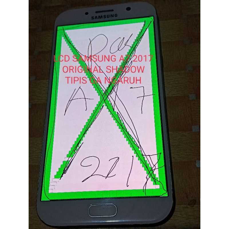 LCD SAMSUNG A7 2017 SM A720F ORIGINAL CABUTAN SHADOW TIPIS GA NGARUH