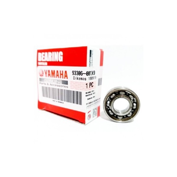 BEARING LAHER 6001 NOKEN AS JUPITER MX NMAX LEXI AEROX R15 MIO FINO 125 93306-001X9 ORI ASLI YAMAHA 