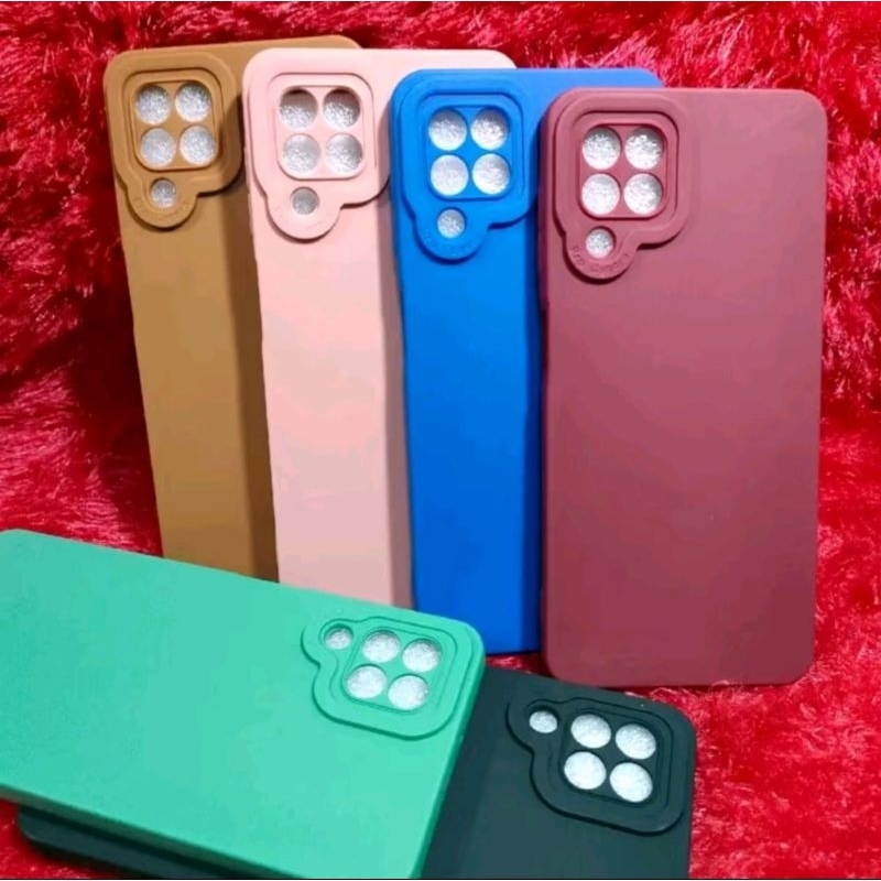 Softcase Pro Camera Samsung A12 M12 Candy Case full Color 3D Silikon TPU