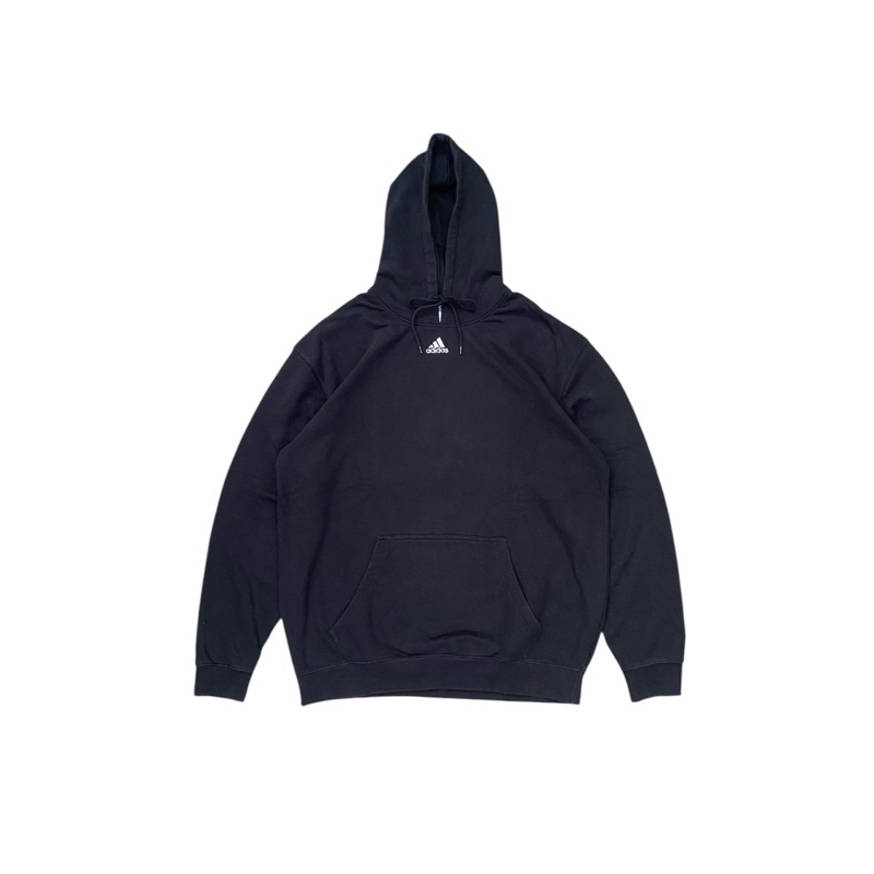 adidas center logo pullover hoodie - sze XL