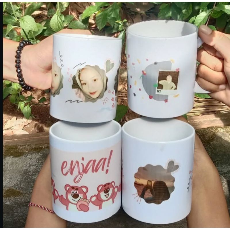 Mug Custom Foto dan Nama