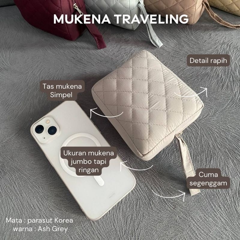Mukena Traveling Tas mini Tapi Ringan