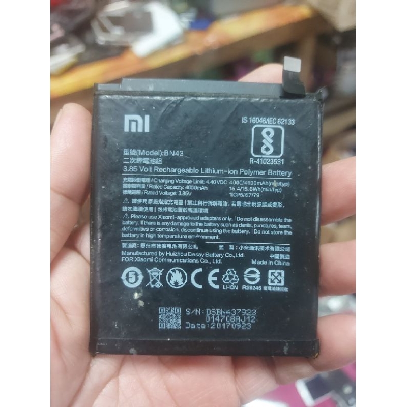 Batrei Ori Copotan Xiaomi Note 4X