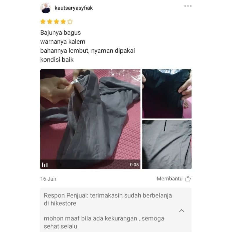 karrimor baselayer hiking outdoor gunung adventure summit running goretex polar quickdry taslan shof