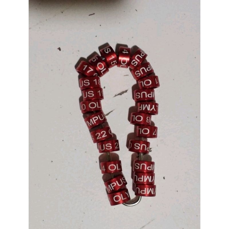 Ring merpati dewasa 9mm gelang kaki burung capati dara puter segel deruk terkuku 10rb per biji