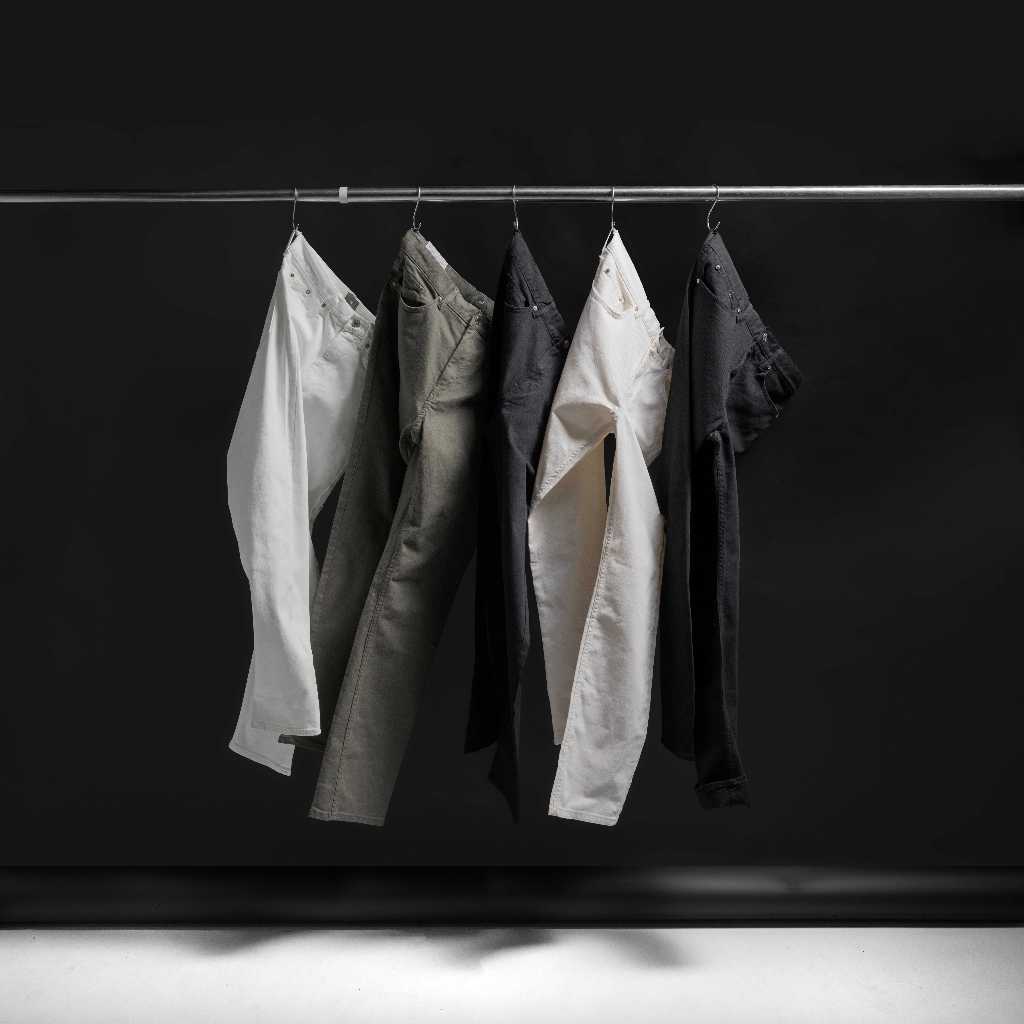 Men's Denim Cotton Twill Trousers - HM