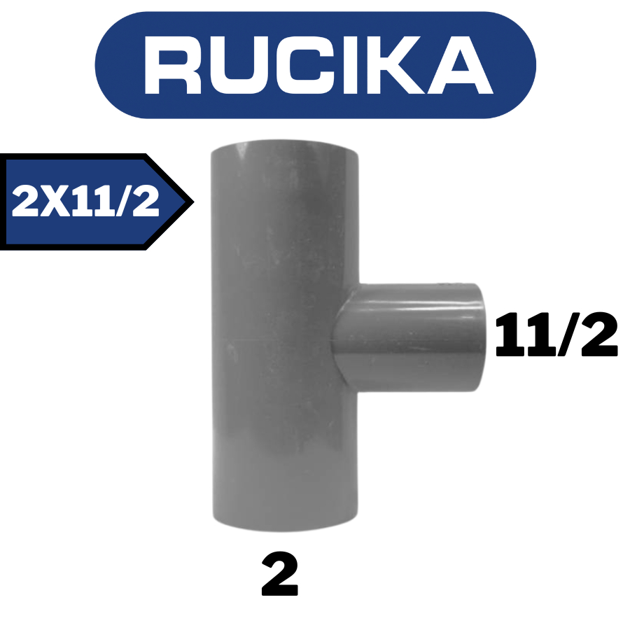 RUCIKA TEE 2 X 11/2 AW INCH RUCIKA T 2 x 11/2 AW INCH RUCIKA