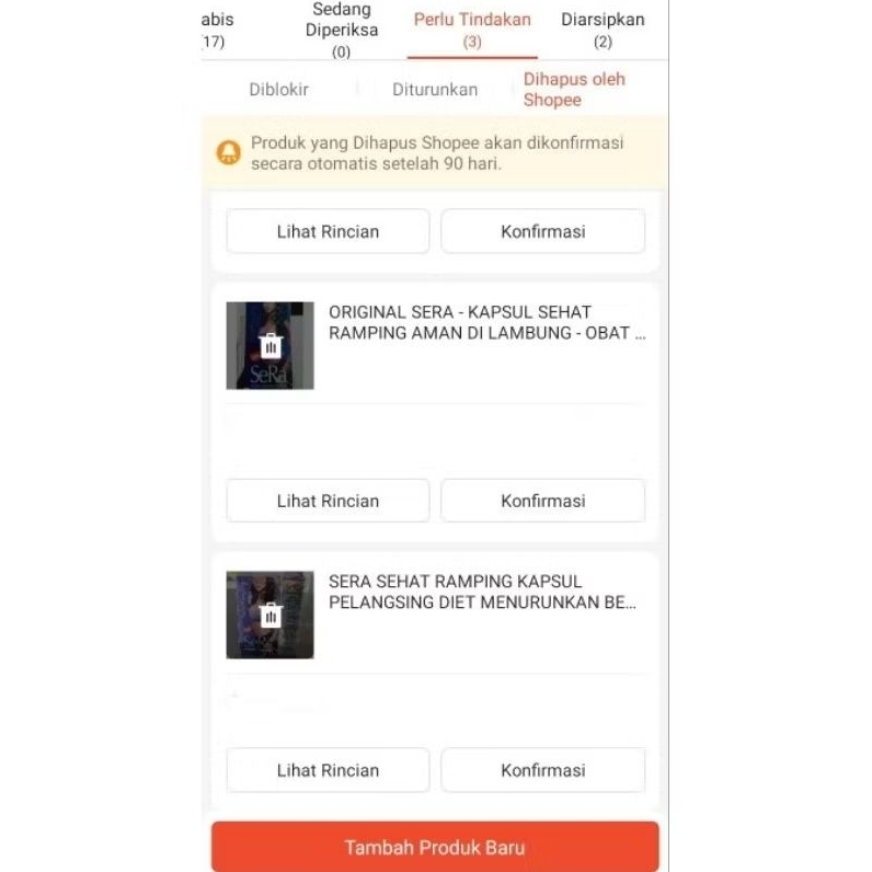 SERA ASLI ORI PELANGSING - CUSTOM ORDER BOX BIRU / KOTAK SIL FER 100%ORI