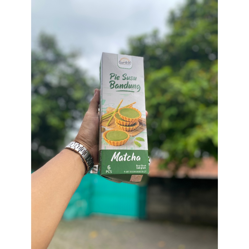 

Pie susu Matcha 6 pcs | Pai Susu | Camilan | Kue kering | coklat