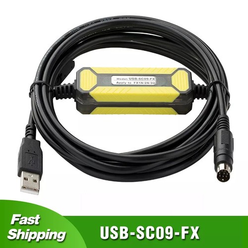 FX-USB-AW USB-SC09-FX PLC data Programming Cable FOR MITSUBISHI FX PLC