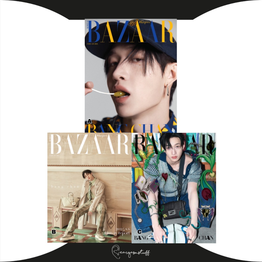 HARPER BAZAAR KOREA FEBRUARY 2025  BANGCHAN STRAY KIDS / GISELLE AESPA / MINNI GIDLE / HAN SOHEE